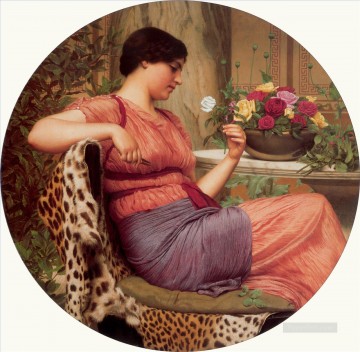  Rose Pintura - W El tiempo de las rosas 1916 dama neoclásica John William Godward